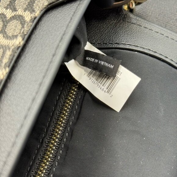 🆕 MARC JACOBS 🧿 NWT The Monogram J Marc Chain Satchel Shoulder Bag, Navy - Picture 13 of 15